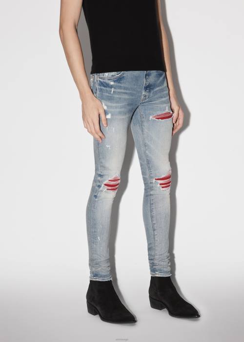 AMIRI menn leire indigo/rød månenyttår mx1 NFBX34
