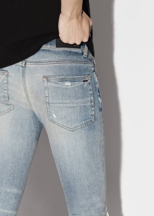 AMIRI menn leire indigo/rød månenyttår mx1 NFBX34