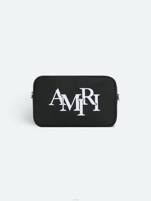 AMIRI unisex svart merke forskjøvet stort kameradeksel NFBX410