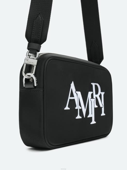 AMIRI unisex svart merke forskjøvet stort kameradeksel NFBX410